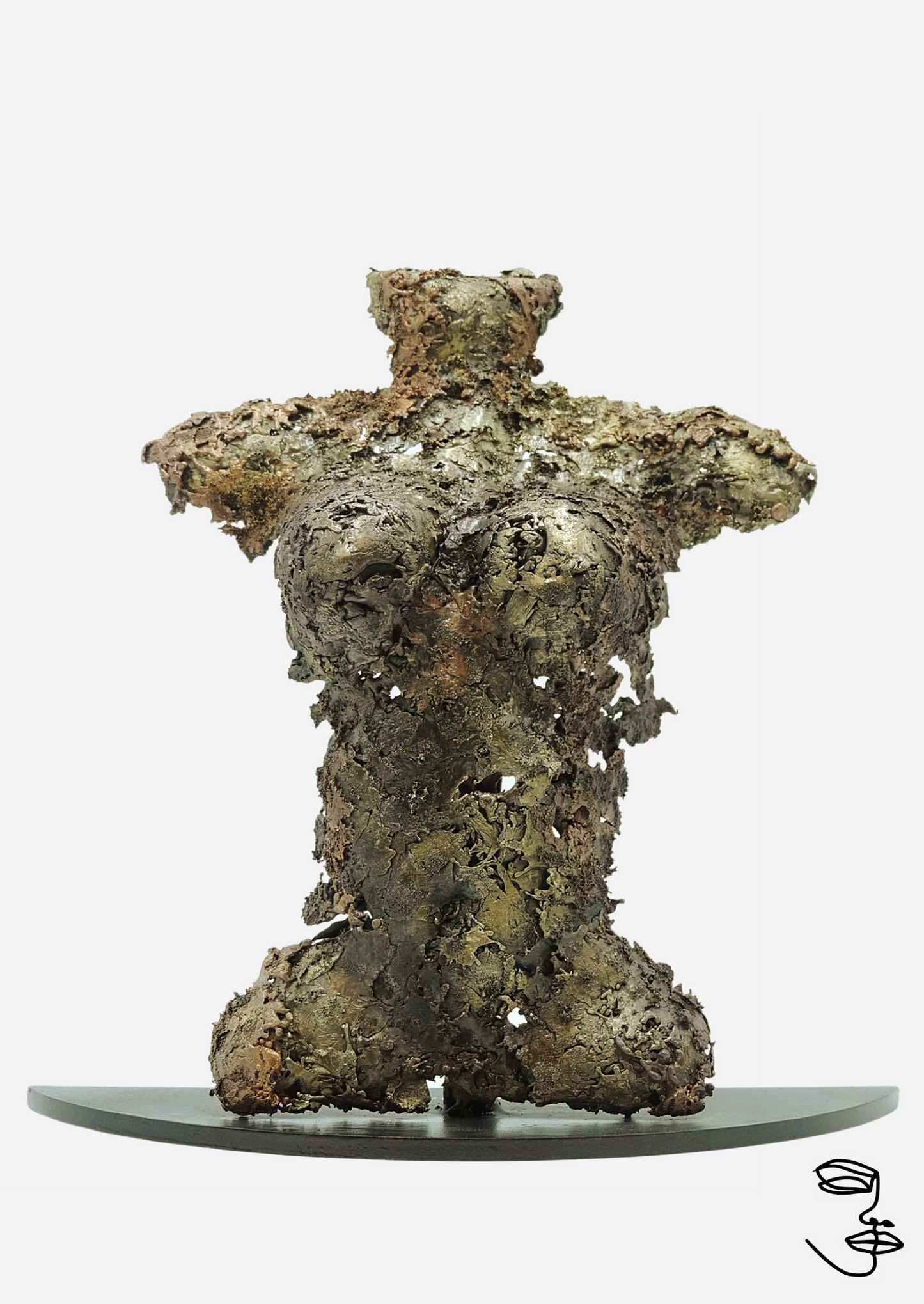 Sculpture "CUIVRASSE"