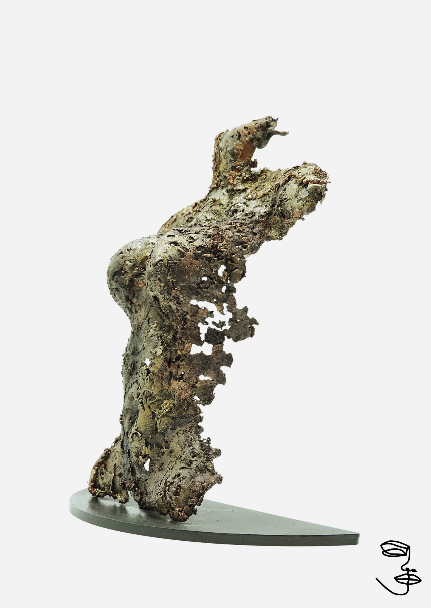 Sculpture "CUIVRASSE"